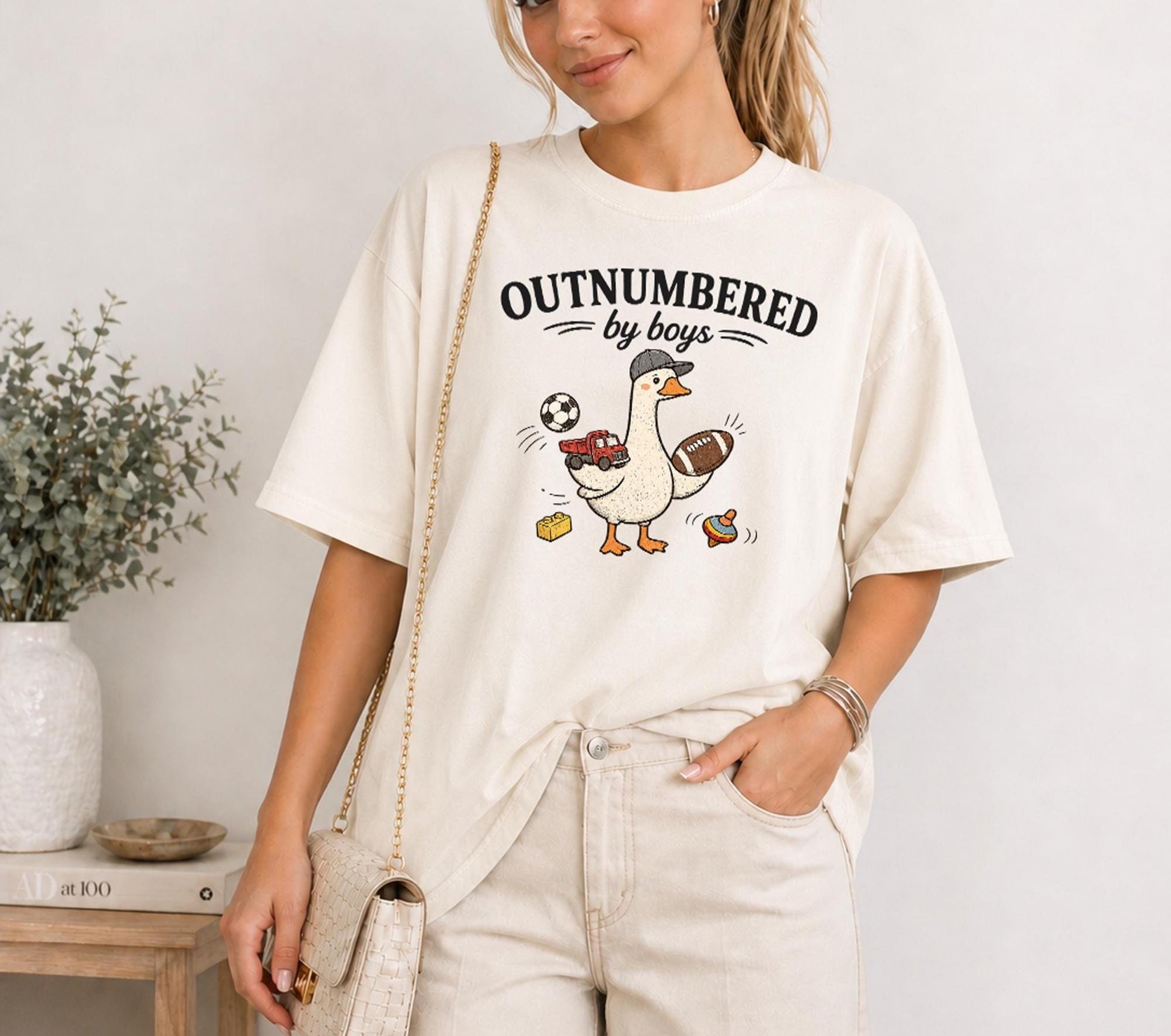Comfort Colors Boy Mom Mothers Day Mother Goose Boy Mama Boy Mom Mom Tee (3)