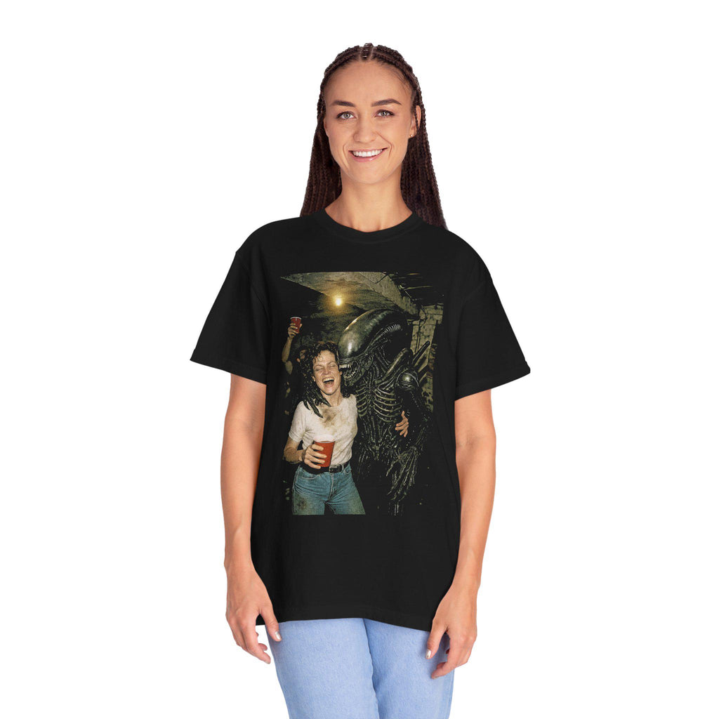 Comfort Colors Sigourney Weaver Xenomorph Alien Movie Party Dance Movie Meme Sci-Fi (3)