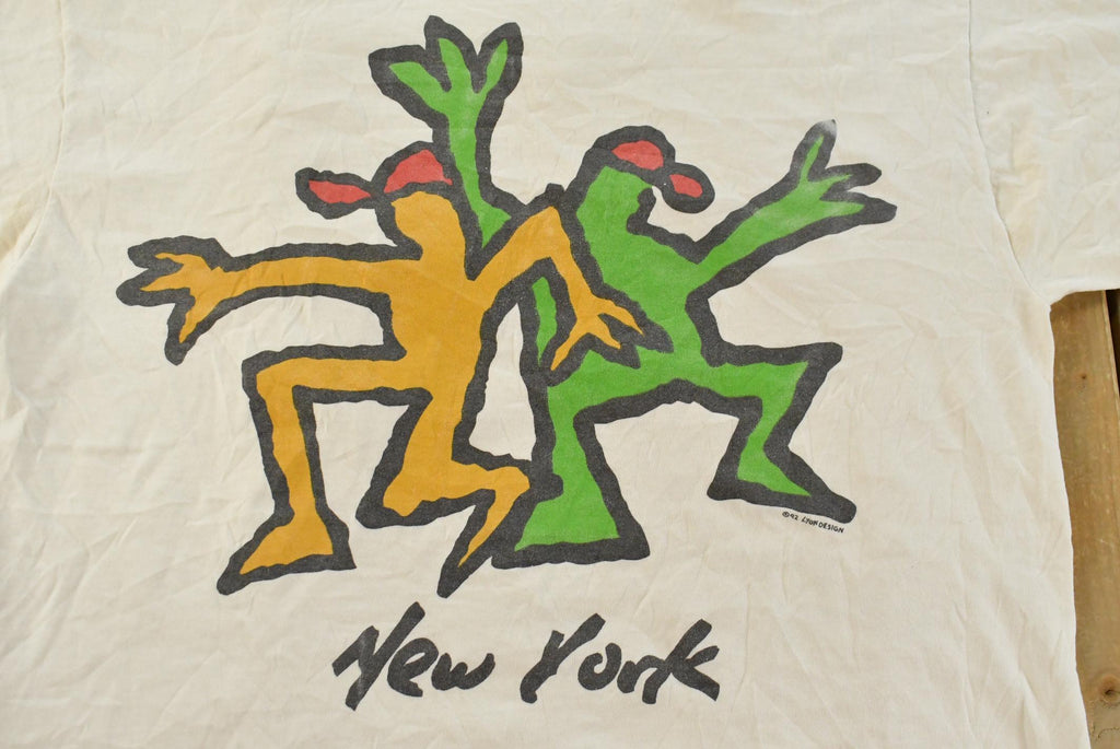 Vintage 1990s York Keith Haring Art Vintage Streetwear Vintage Art Tee (3)