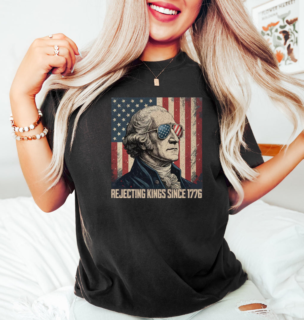 Rejecting Kings Since 1776 Protes Anti-Maga Anti Fascist Democracy Democrats 4th July (3)