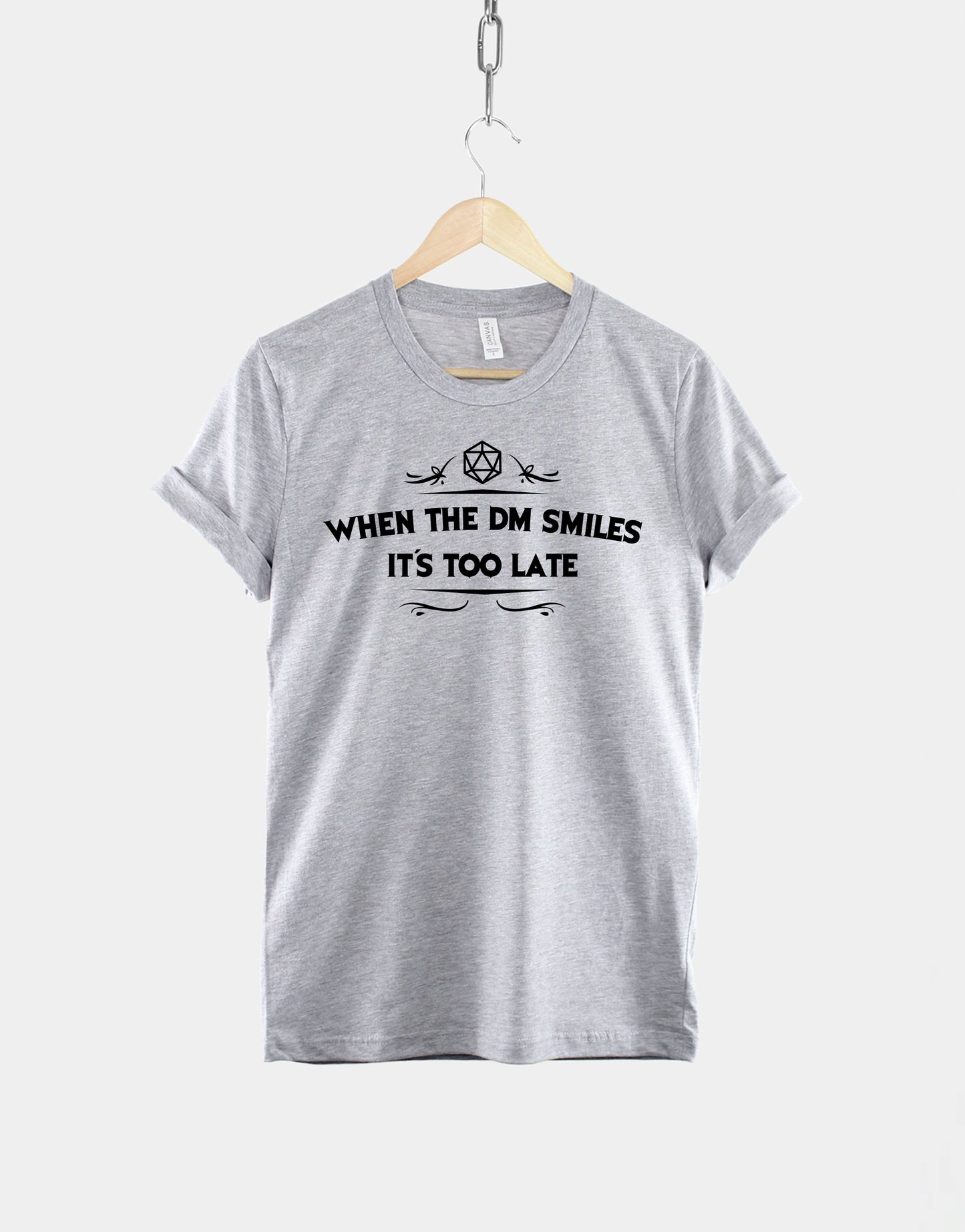Dm Smiles Dnd Dungeons Dragons Quote Tee Dungeon Master (3)