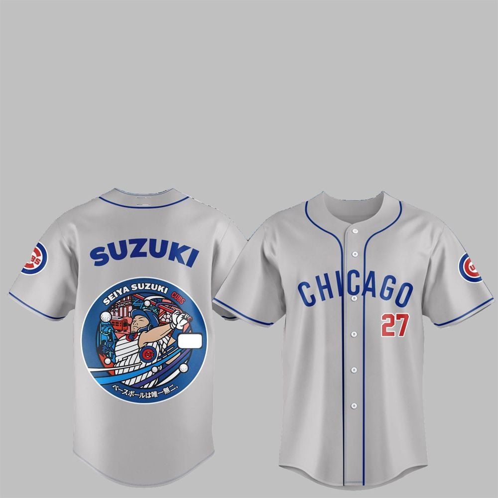 Cubs Japan Rising Stars Seita Suzuki Jersey 2025 - Grishko.com