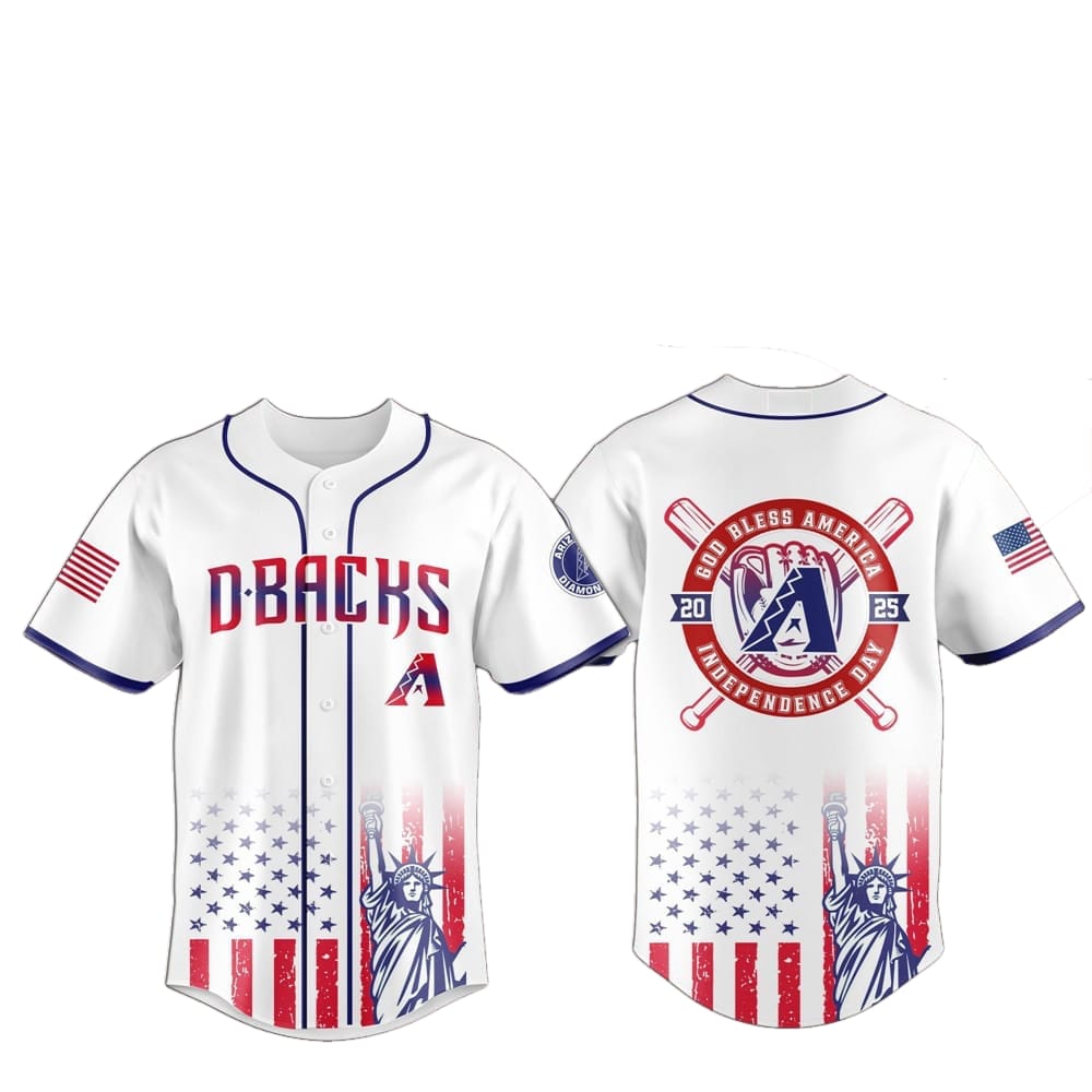 2025 Arizona Diamondbacks 4th Of July Independence Day Jersey - Grishko.com