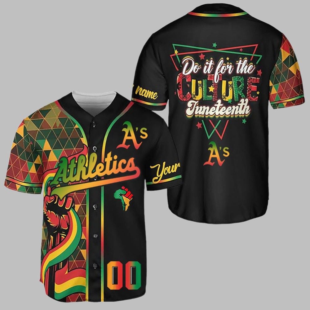 2025 Athletics Juneteenth Day Jersey - Grishko.com