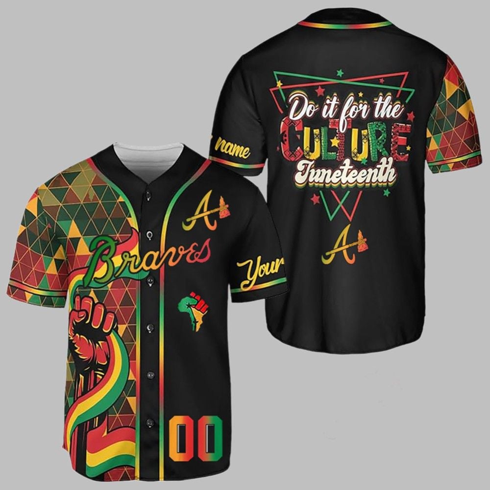 2025 Braves Juneteenth Day Jersey - Grishko.com