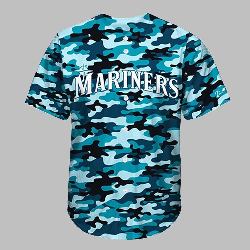 2025 Mariners Armed Forces Night Camo Jersey Giveaway - Grishko.com