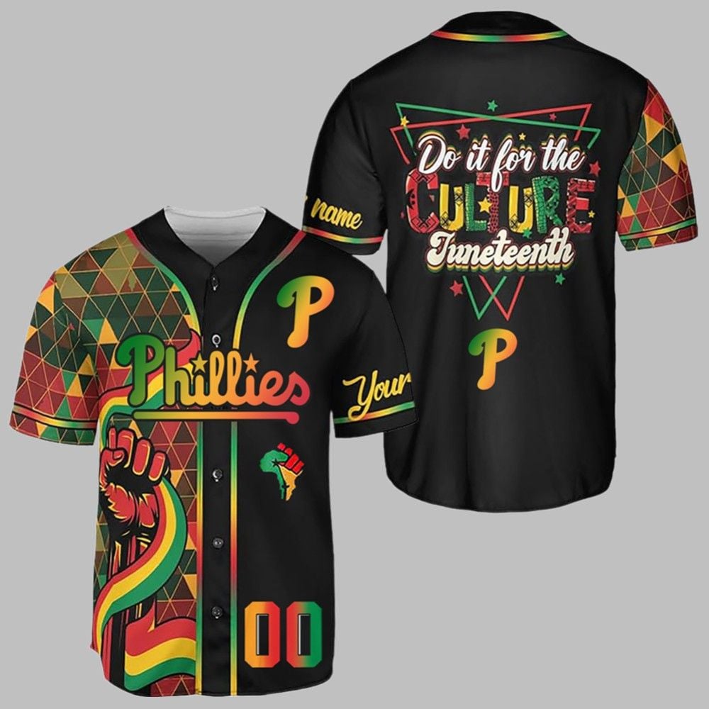 2025 Phillies Juneteenth Day Jersey - Grishko.com
