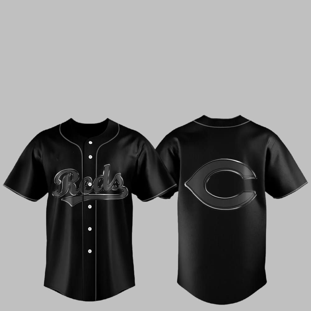 2025 Reds Back In Black Jersey - Grishko.com