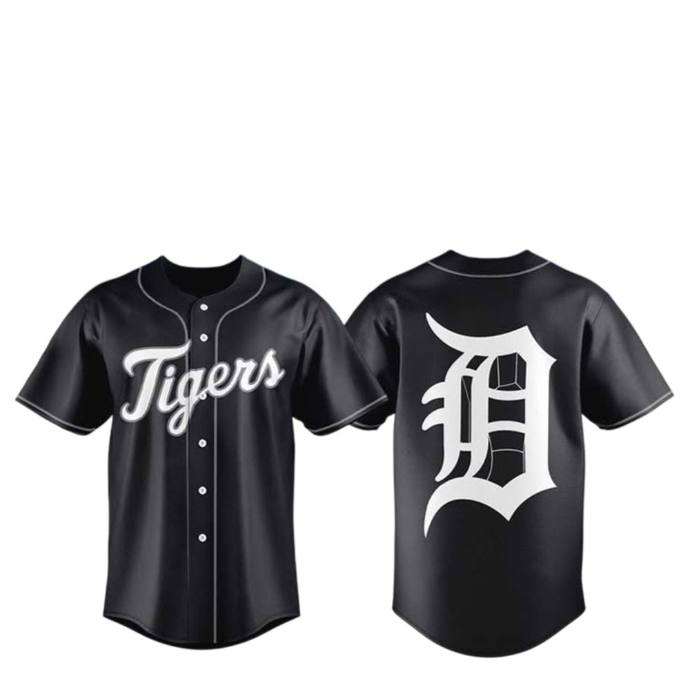 2025 Tigers Black Lights Out Jersey - Grishko.com