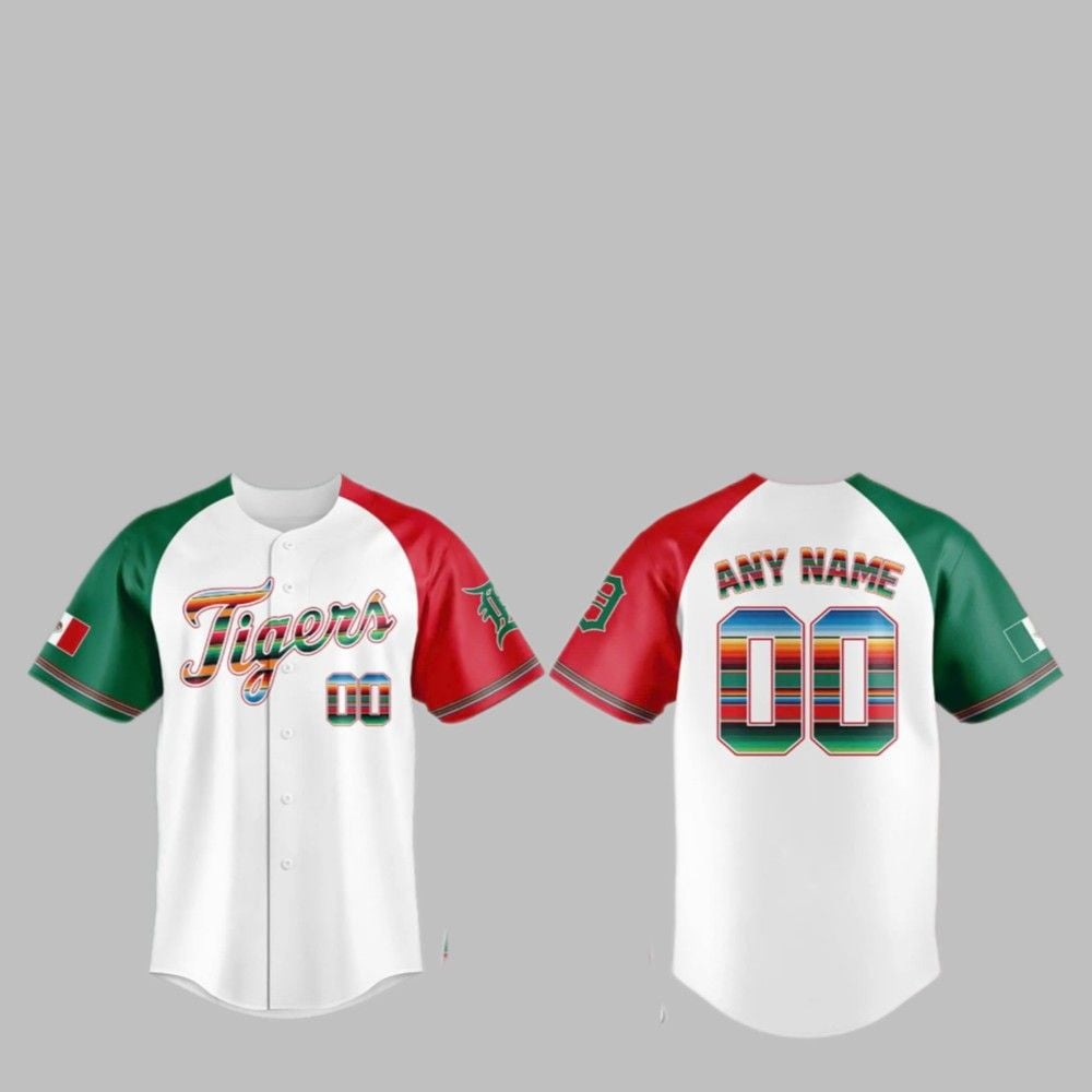 2025 Tigers Mexican Heritage Night Jersey - Grishko.com