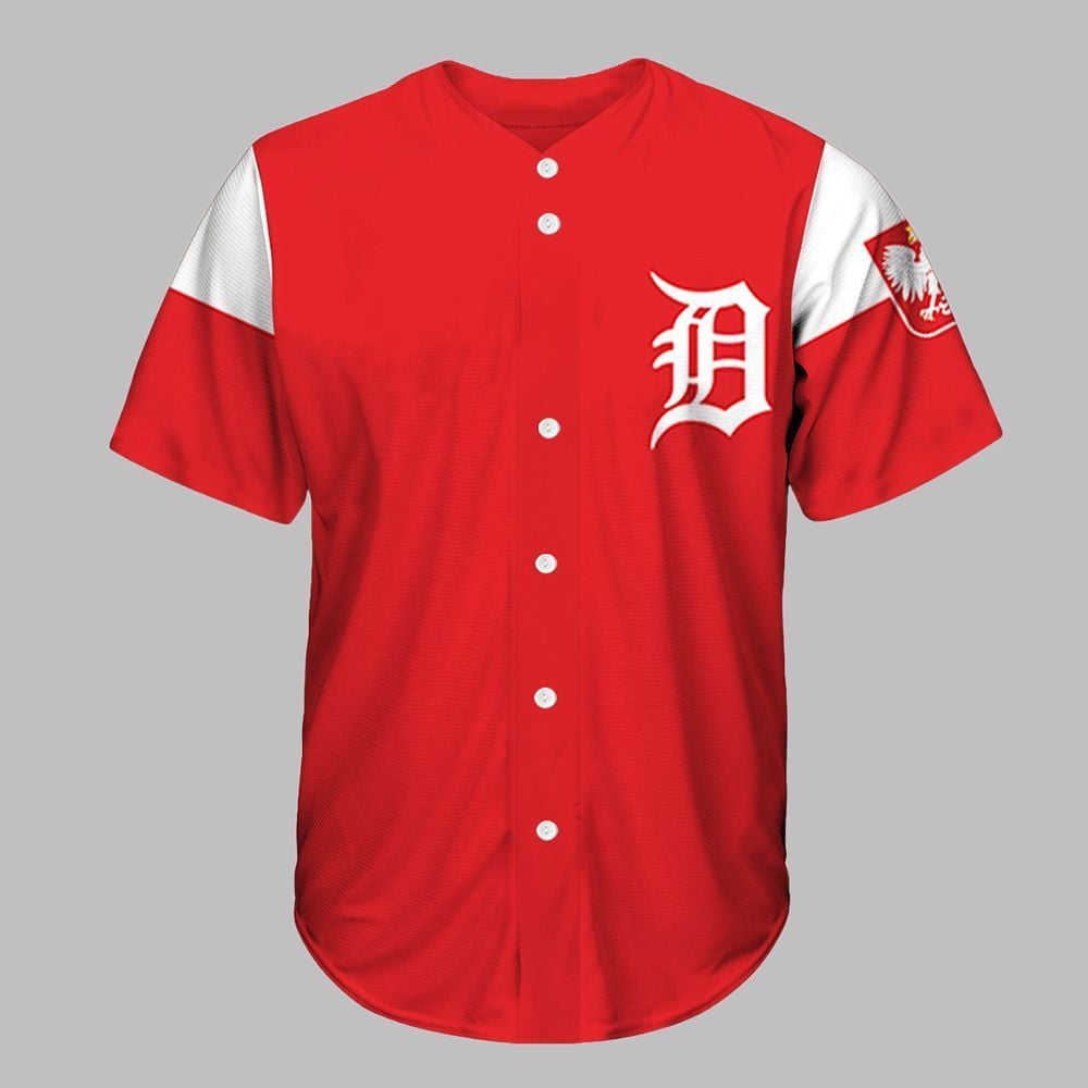 2025 Tigers Polish American Heritage Jersey Giveaway - Grishko.com