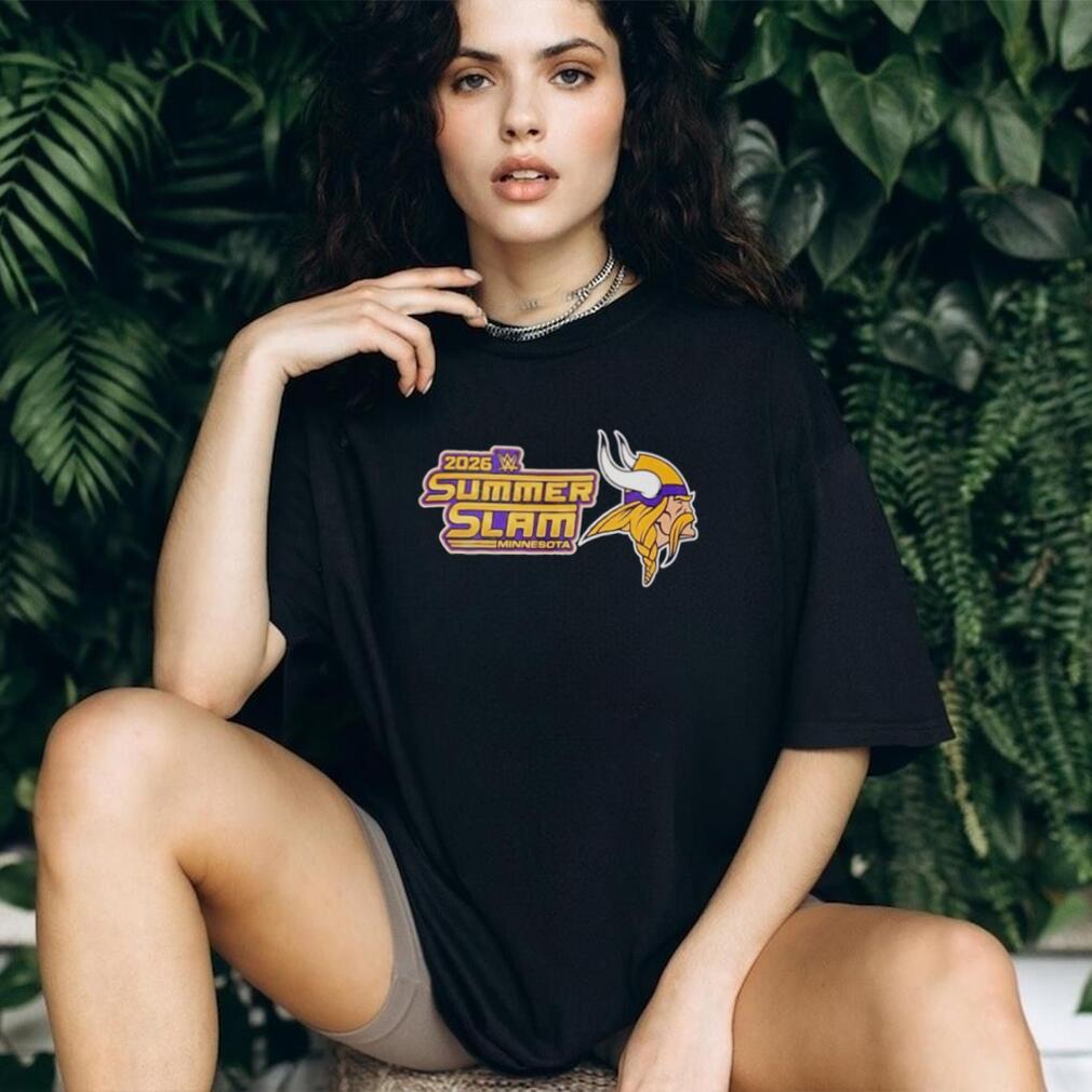 2026 SummerSlam Minnesota Vikings logo shirt
