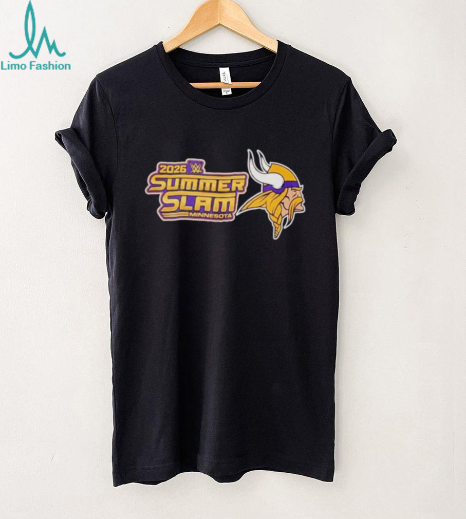 2026 SummerSlam Minnesota Vikings logo shirt