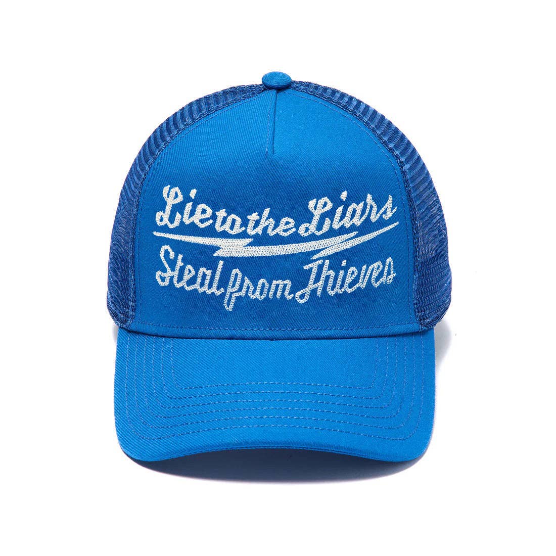 Cult's Lucky Bastard Hat "Lie To the Liars" in Blue