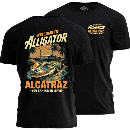 Alligator Alcatraz - Never Leave Tee - 3963