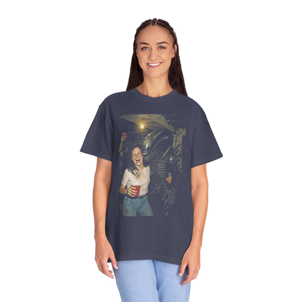 Comfort Colors Sigourney Weaver Xenomorph Alien Movie Party Dance Movie Meme Sci-Fi (4)