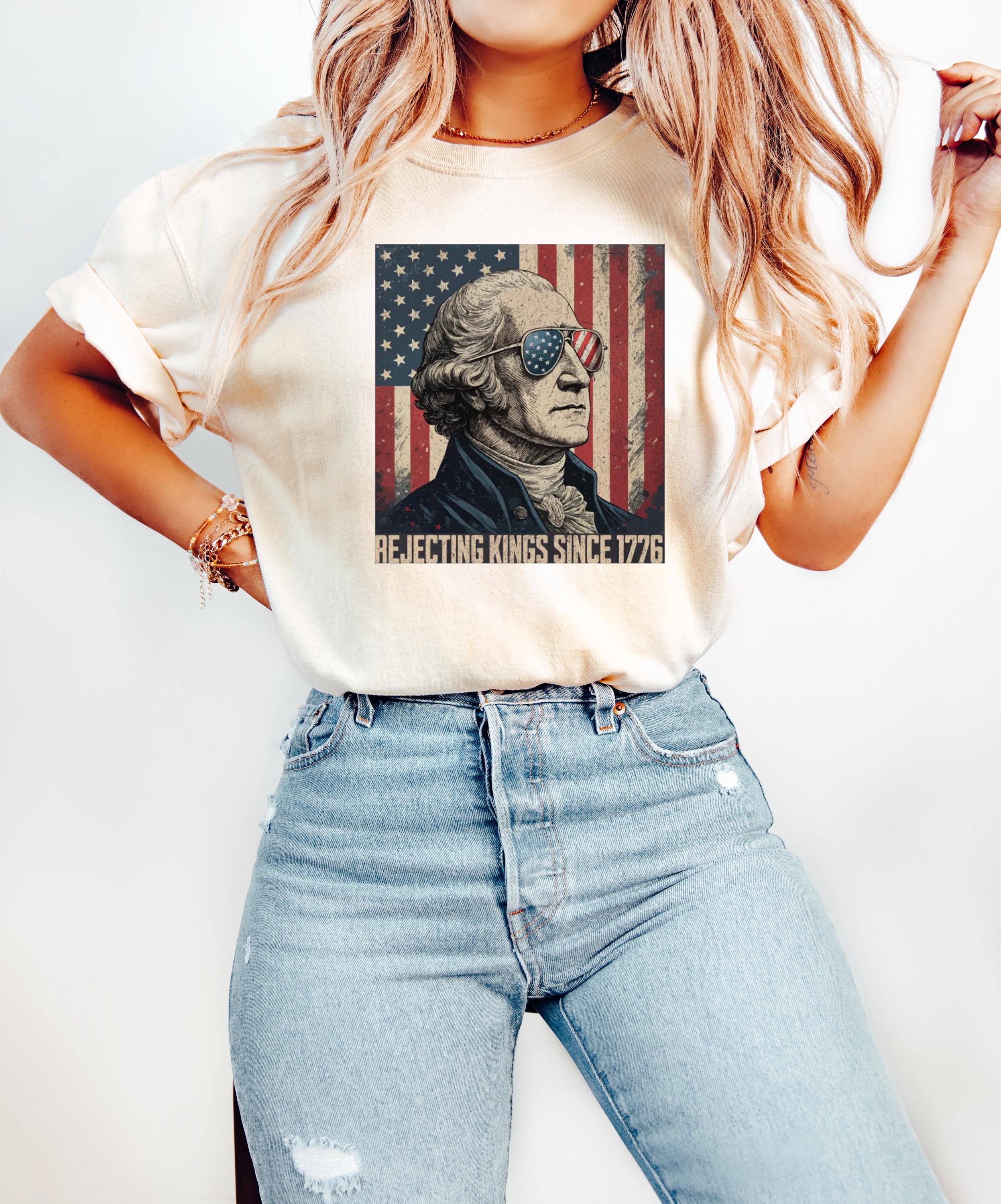 Rejecting Kings Since 1776 Protes Anti-Maga Anti Fascist Democracy Democrats 4th July (4)
