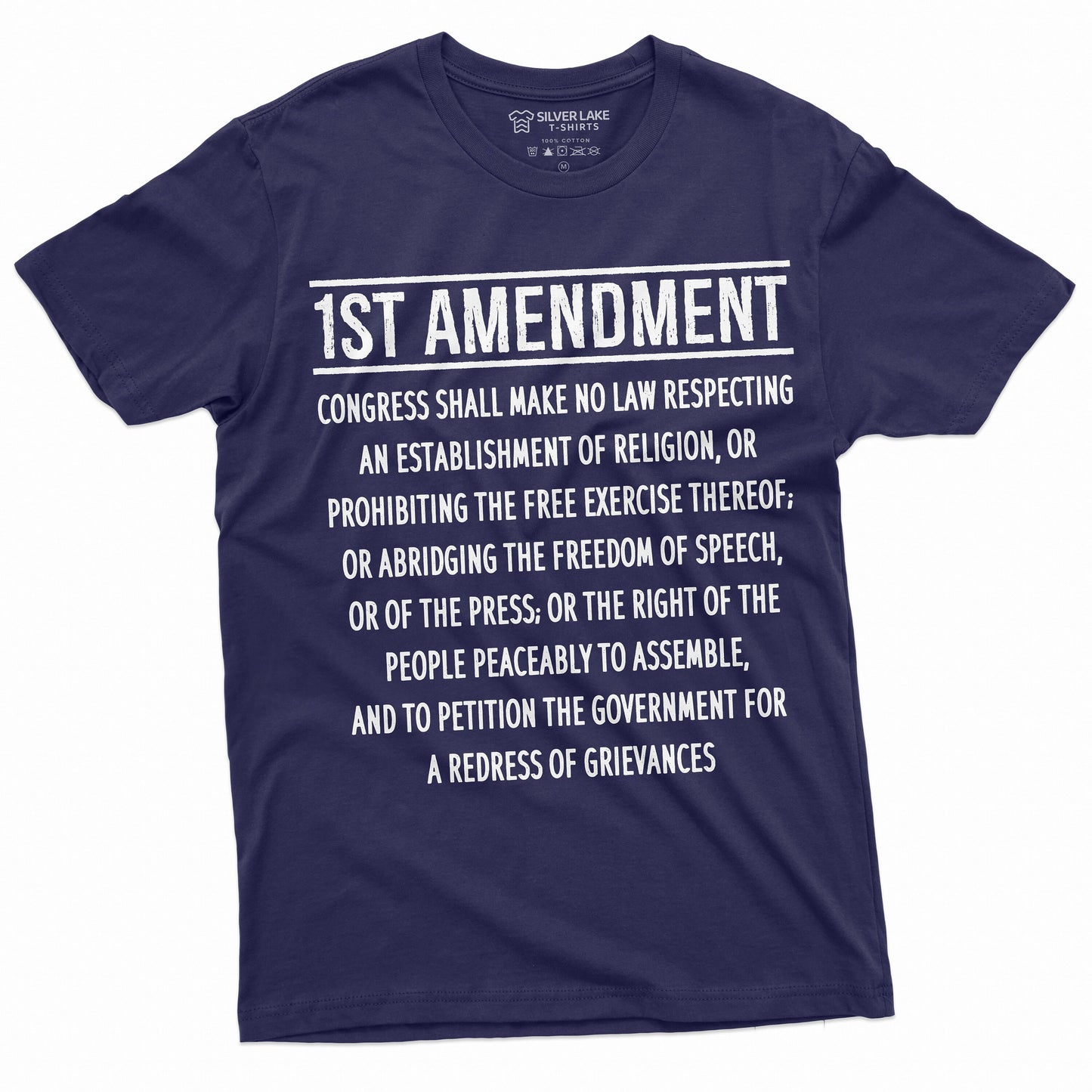 Patriotic Constitution 1st Amendment Freedom Speech Democracy Usa 4th July Tee (4)