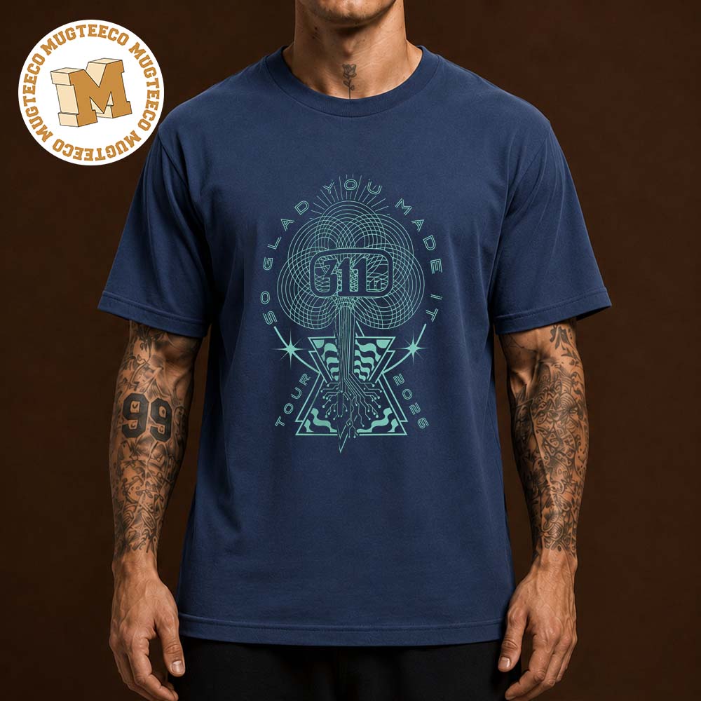 311 Band So Glad You Made It Tour 2026 Unisex Navy Blue T Shirt