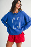 3434GK Oversized Graphic Knit Sweater