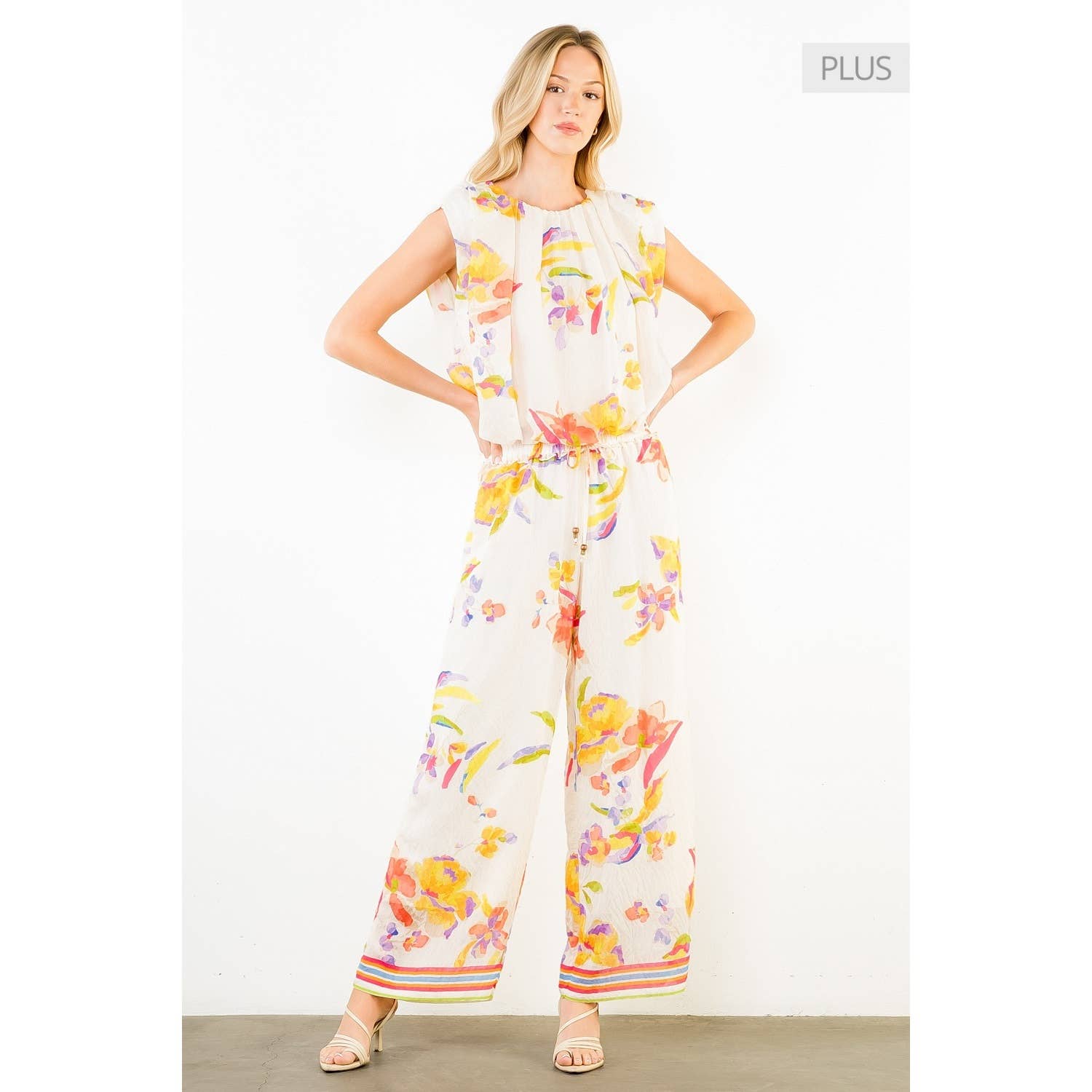 /Size Xl/ Loose Floral Pattern Pants