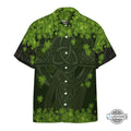 3D St Patrick Celtic Cross Custom Short Sleeve Shirt Hawaiian Shirt Aloha Summer Beach Button Up Shirts And Shorts NEW