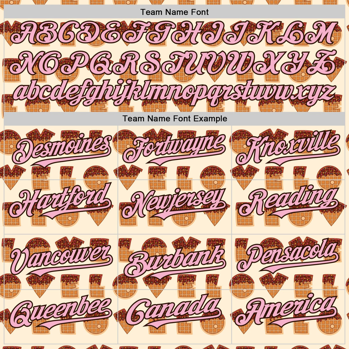 Custom Cream Light Pink-Brown Valentine's Day Love Heart Authentic Baseball Jersey