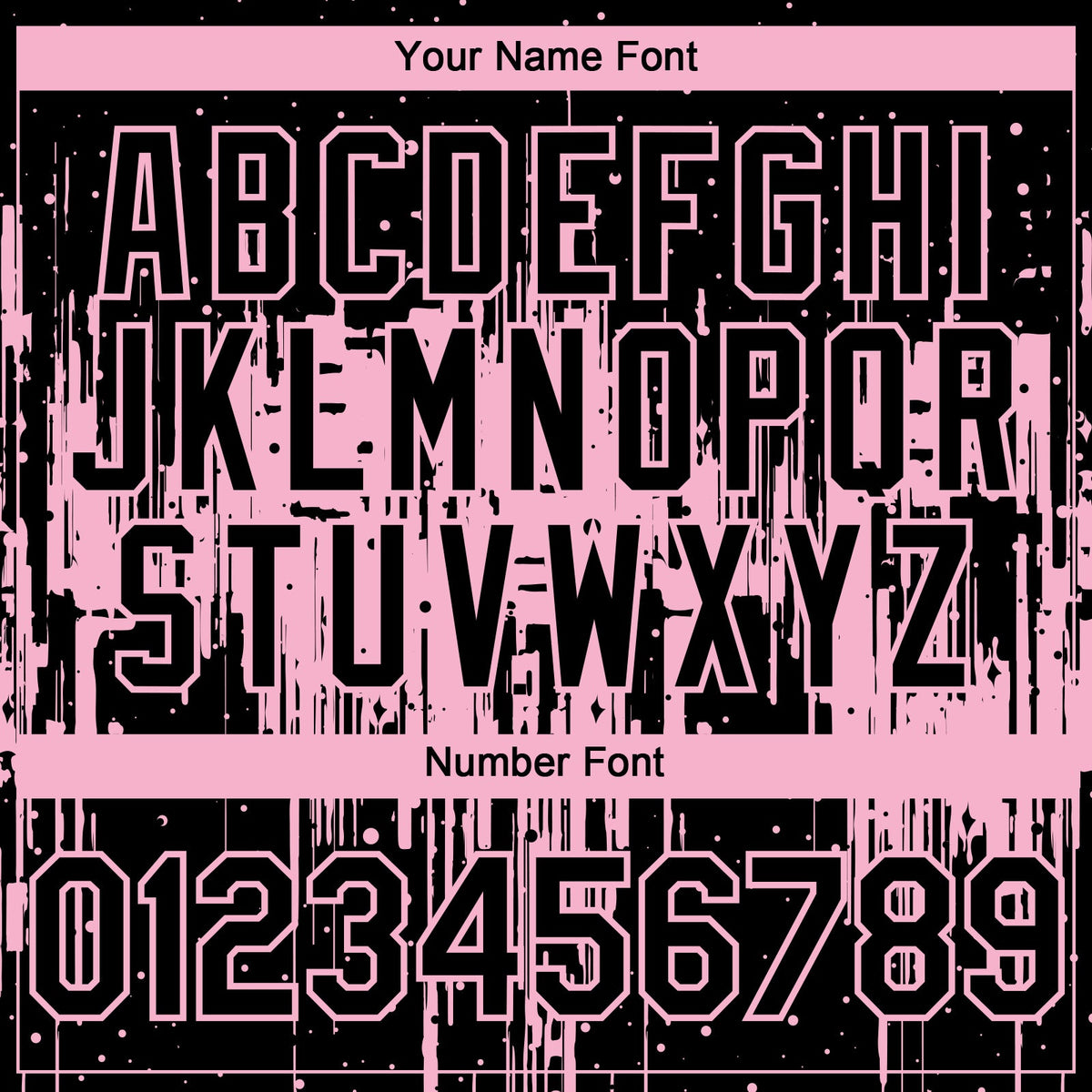Custom Black Light Pink Dripping Splatter Paint Authentic Baseball Jersey