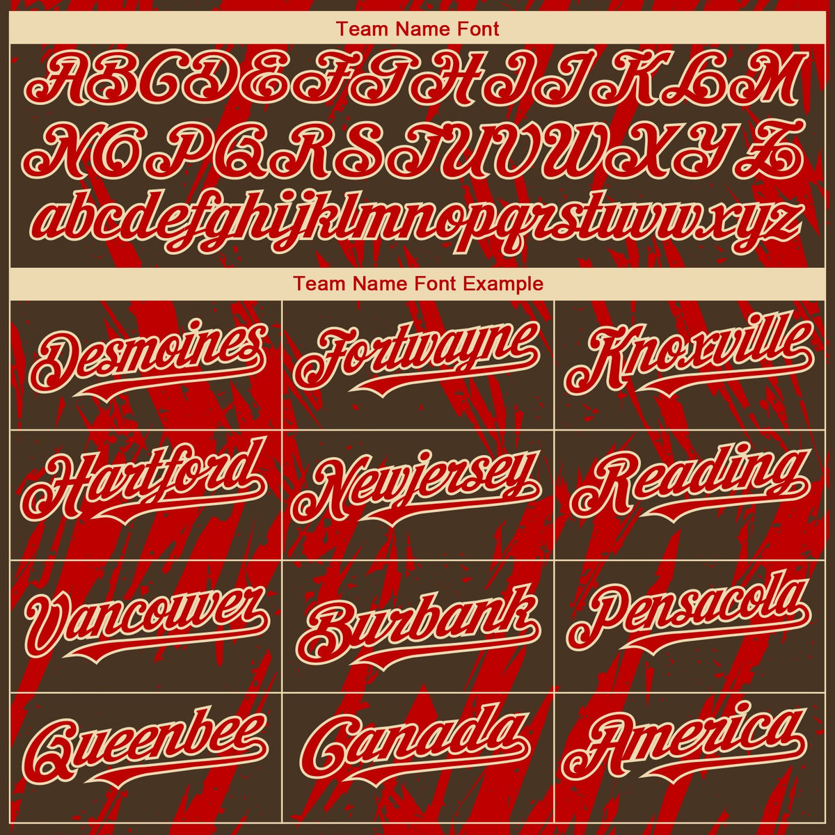 Custom Brown Red-White Splatter Torn Sharp Brush Stroke Authentic Baseball Jersey