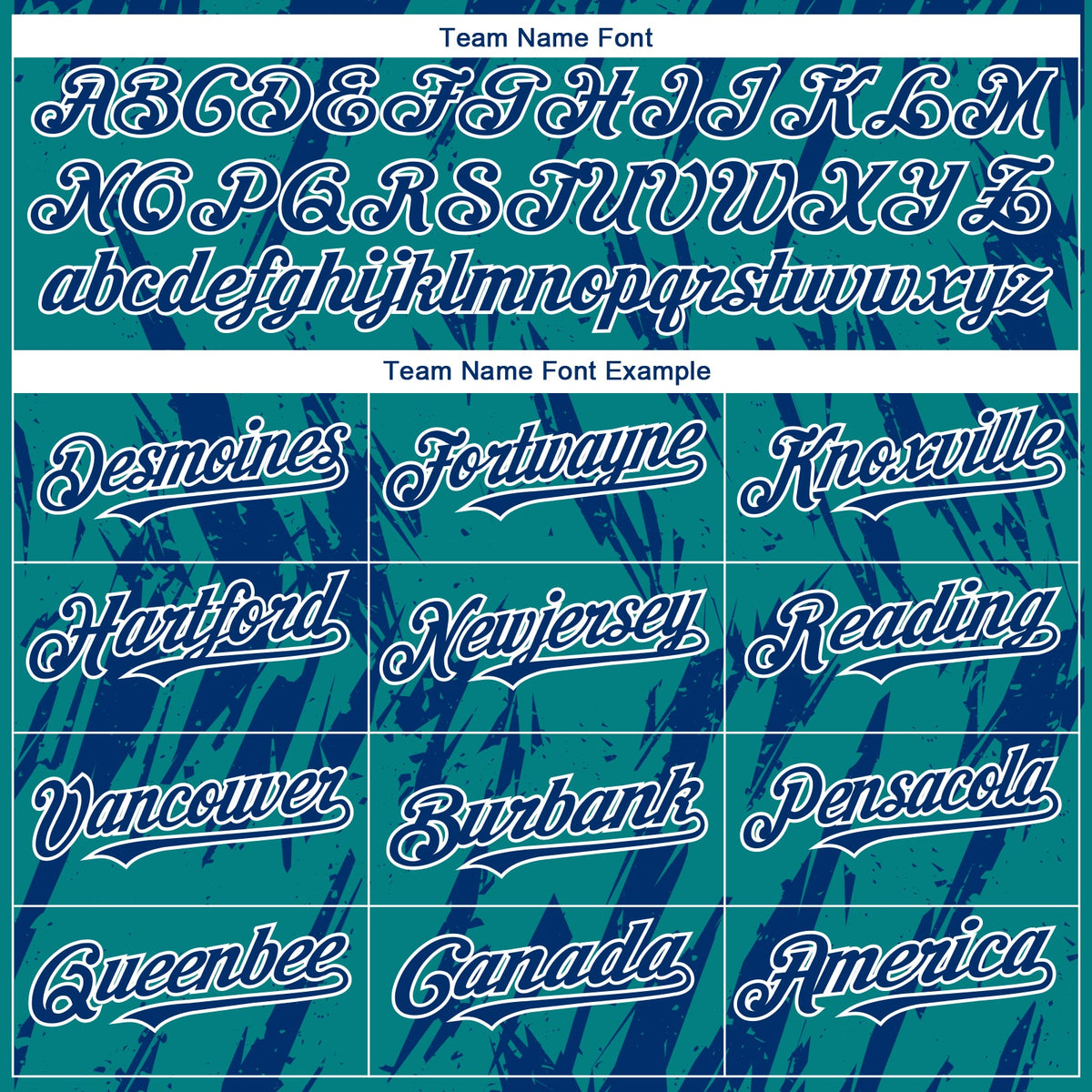 Custom Teal US Navy Blue-White Splatter Torn Sharp Brush Stroke Authentic Baseball Jersey