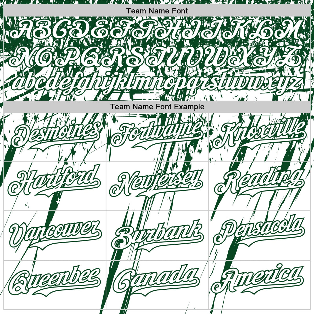 Custom White Green Distressed Scratch Brush Stroke Authentic Baseball Jersey