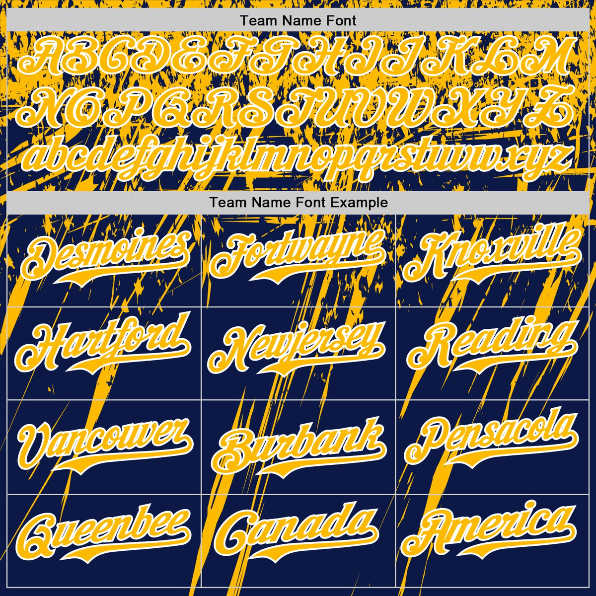Custom Navy Gold-White Distressed Scratch Brush Stroke Authentic Baseball Jersey