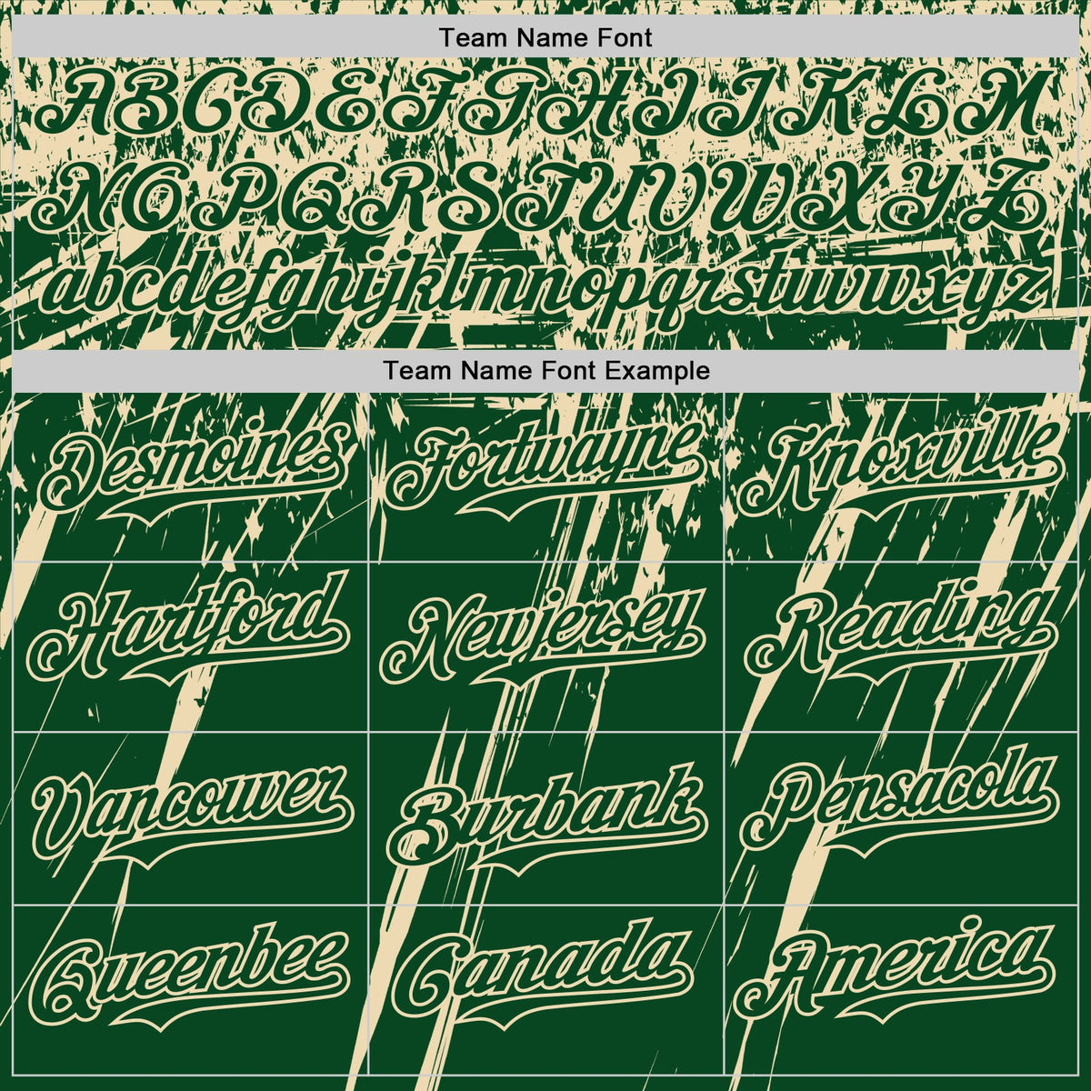 Custom Green Cream Distressed Scratch Brush Stroke Authentic Baseball Jersey