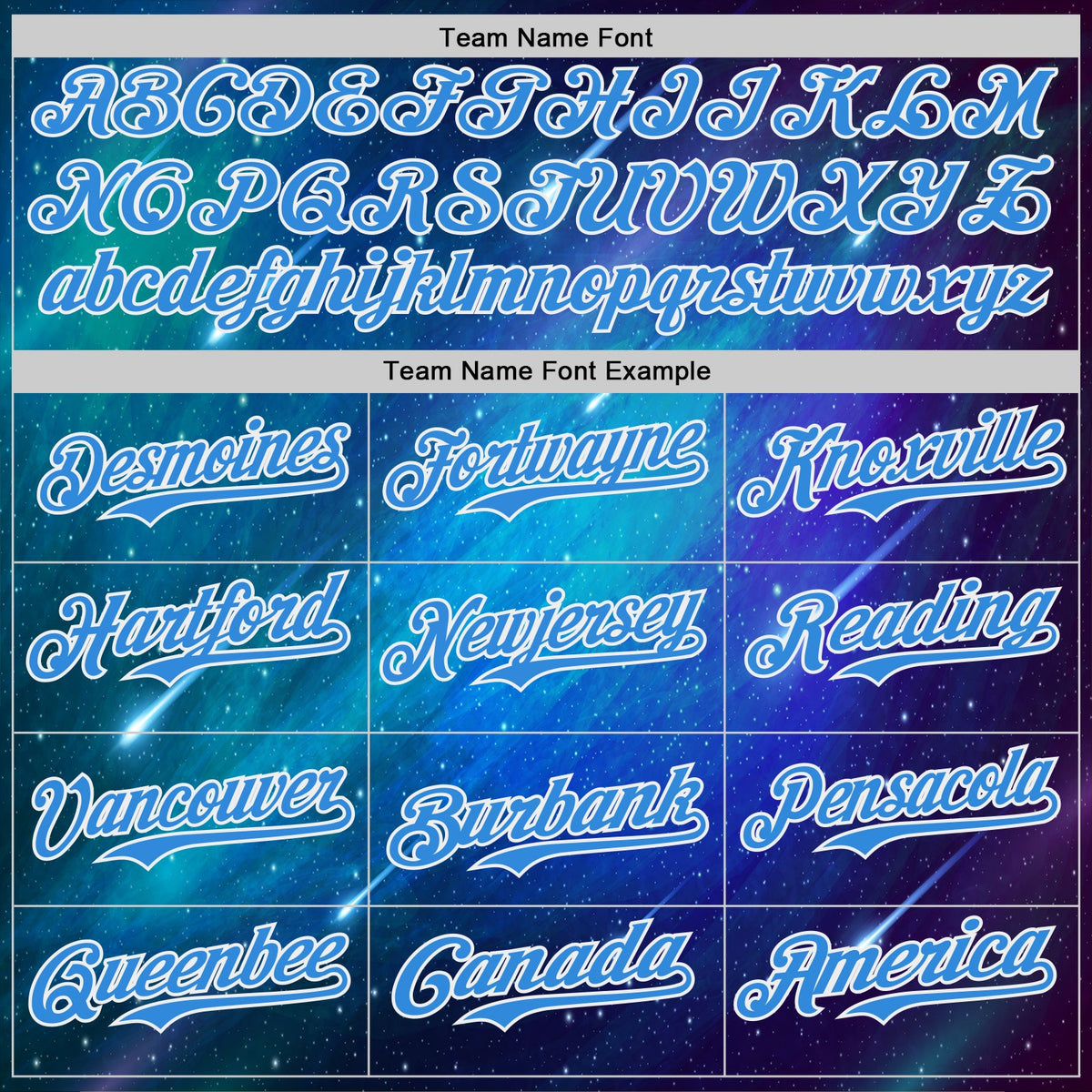Custom Blue Electric Blue-White Alien UFO Space Galaxy Authentic Baseball Jersey