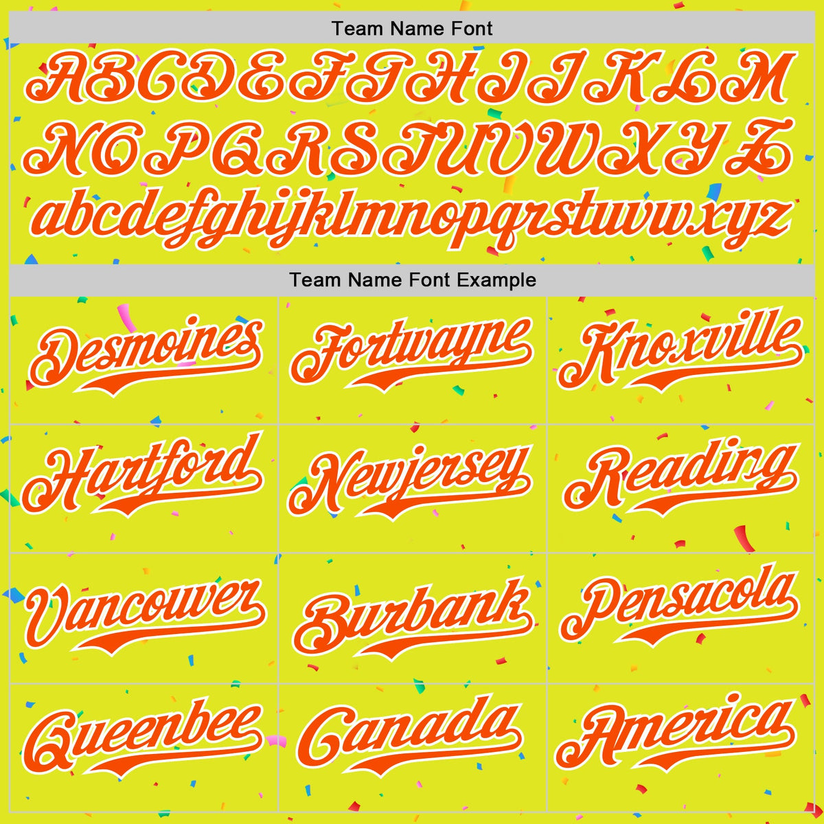 Custom Neon Yellow White-Black 3D Pattern Design Confetti Colorful Speckle Authentic Baseball Jersey