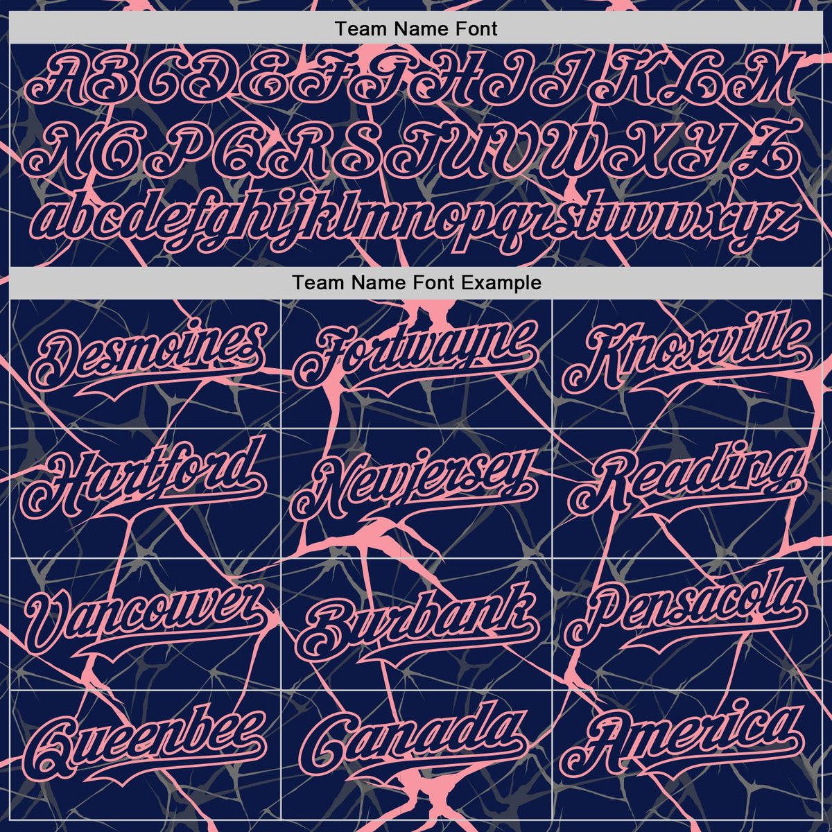 Custom Navy Medium Pink 3D Pattern Design Abstract Network Authentic Baseball Jersey