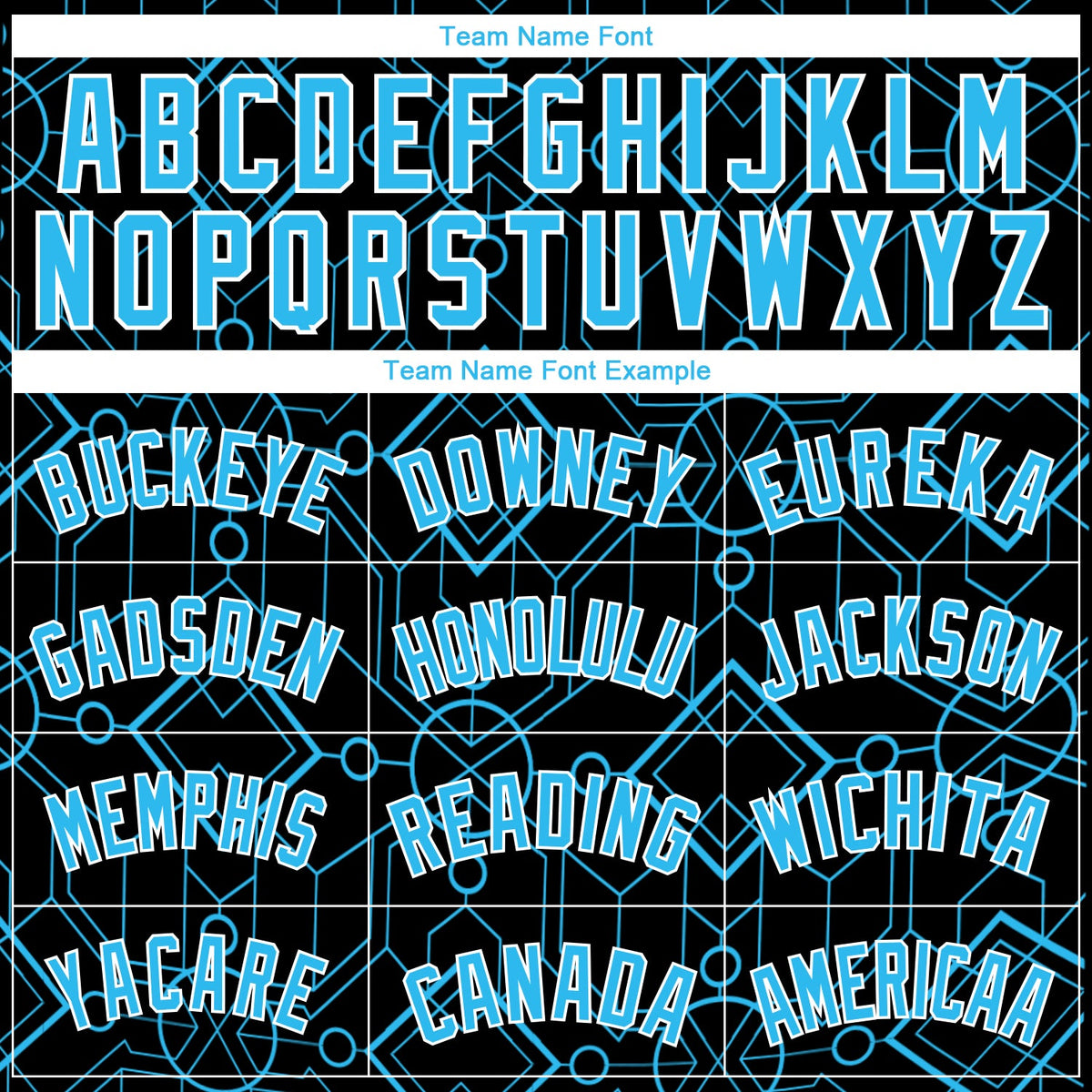 Custom Black Sky Blue-White Geometric Shapes Authentic City Edition Basketball Jersey