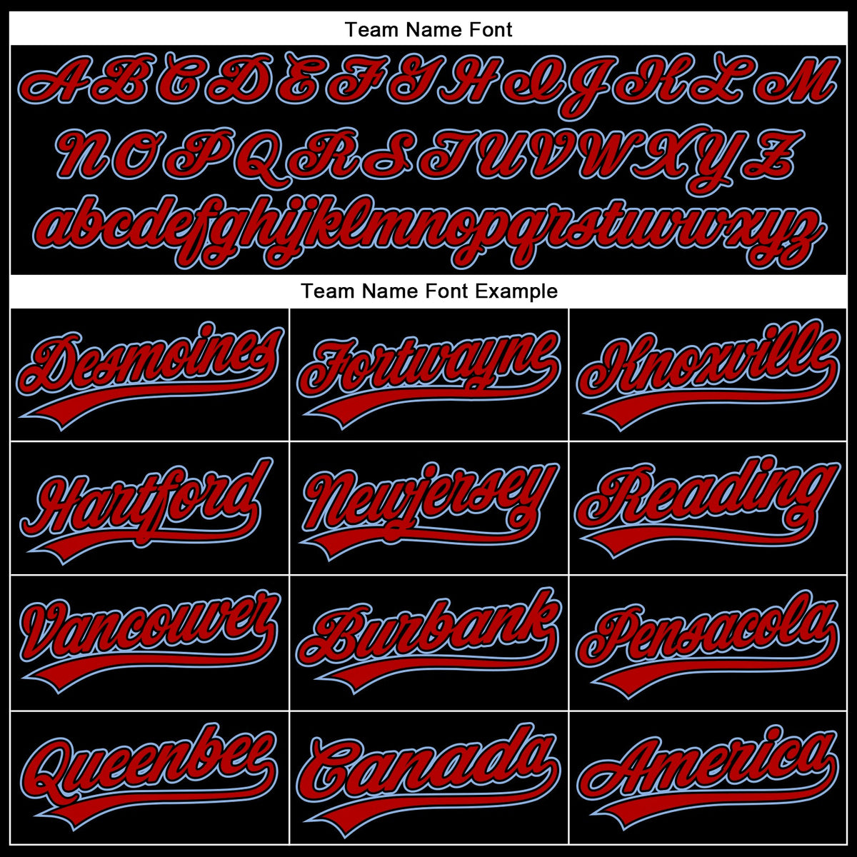 Custom Black Red-Light Blue 3D Pattern Design Curve Solid Authentic Baseball Jersey