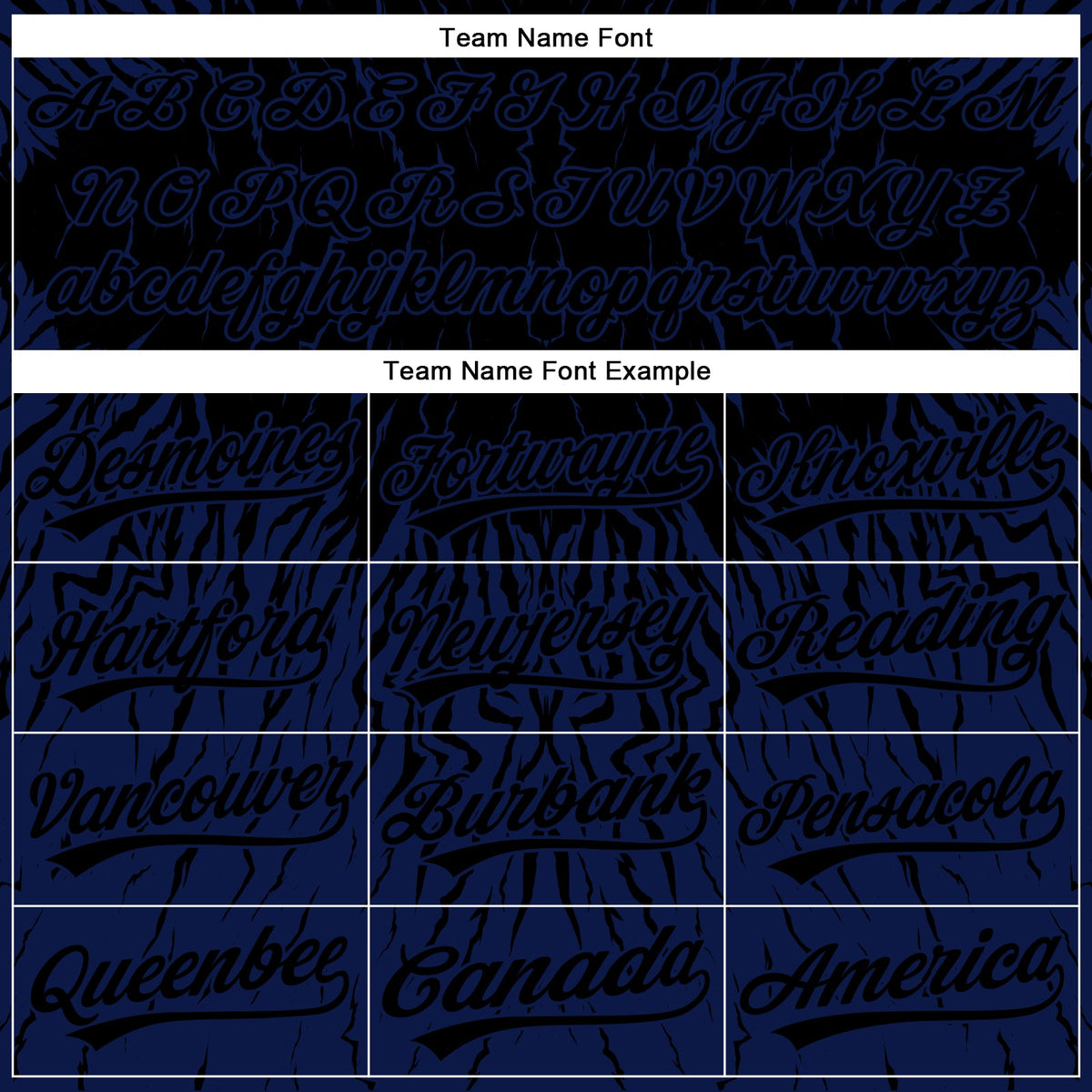 Custom Black Navy 3D Pattern Design Abstract Wave Authentic Baseball Jersey