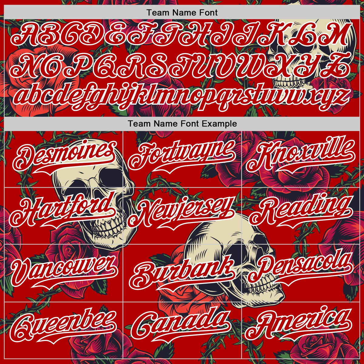 Custom Red White 3D Mexican Festival Skull And Flower Cinco de Mayo Authentic Baseball Jersey