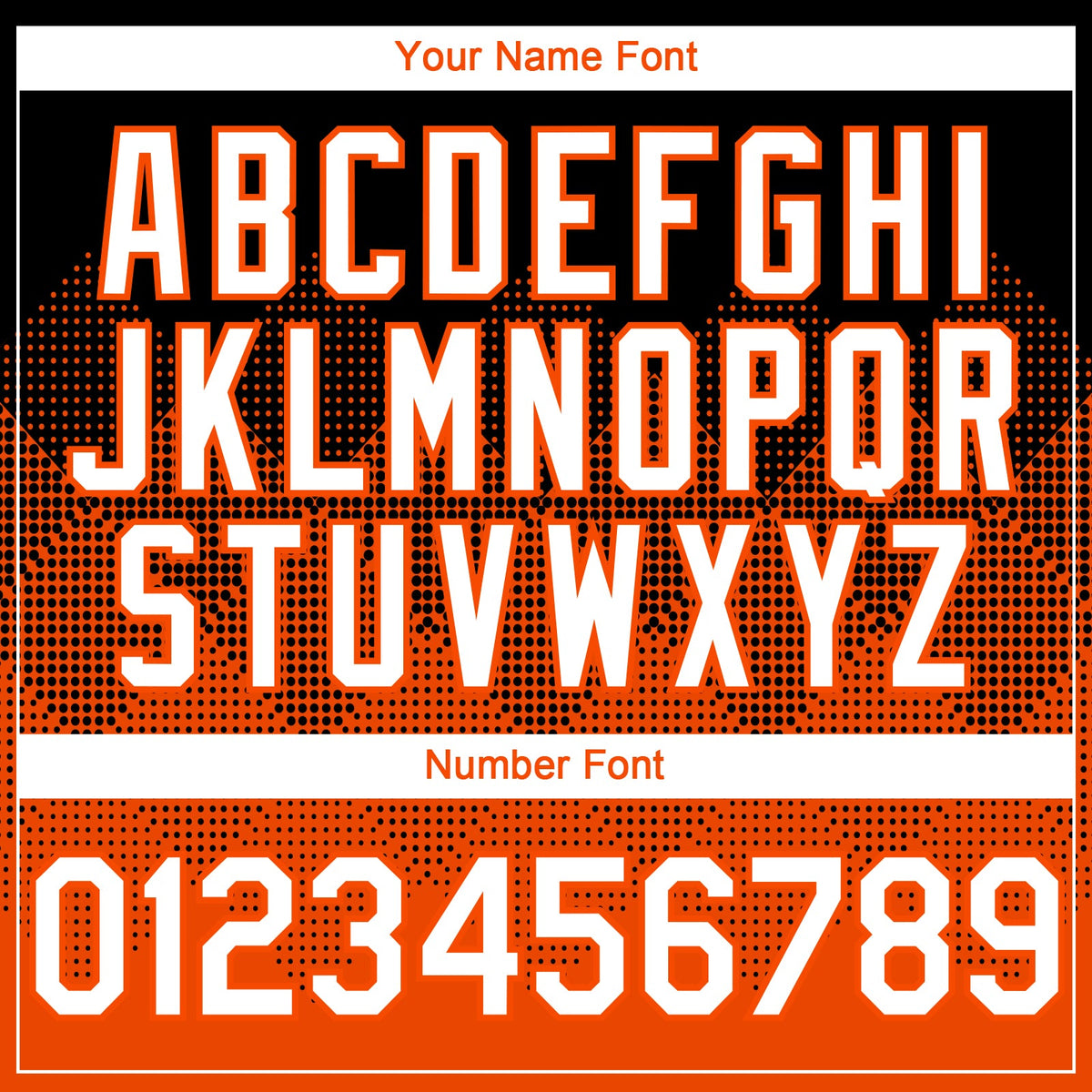 Custom Black White-Orange 3D Gradient Square Shape Authentic Baseball Jersey
