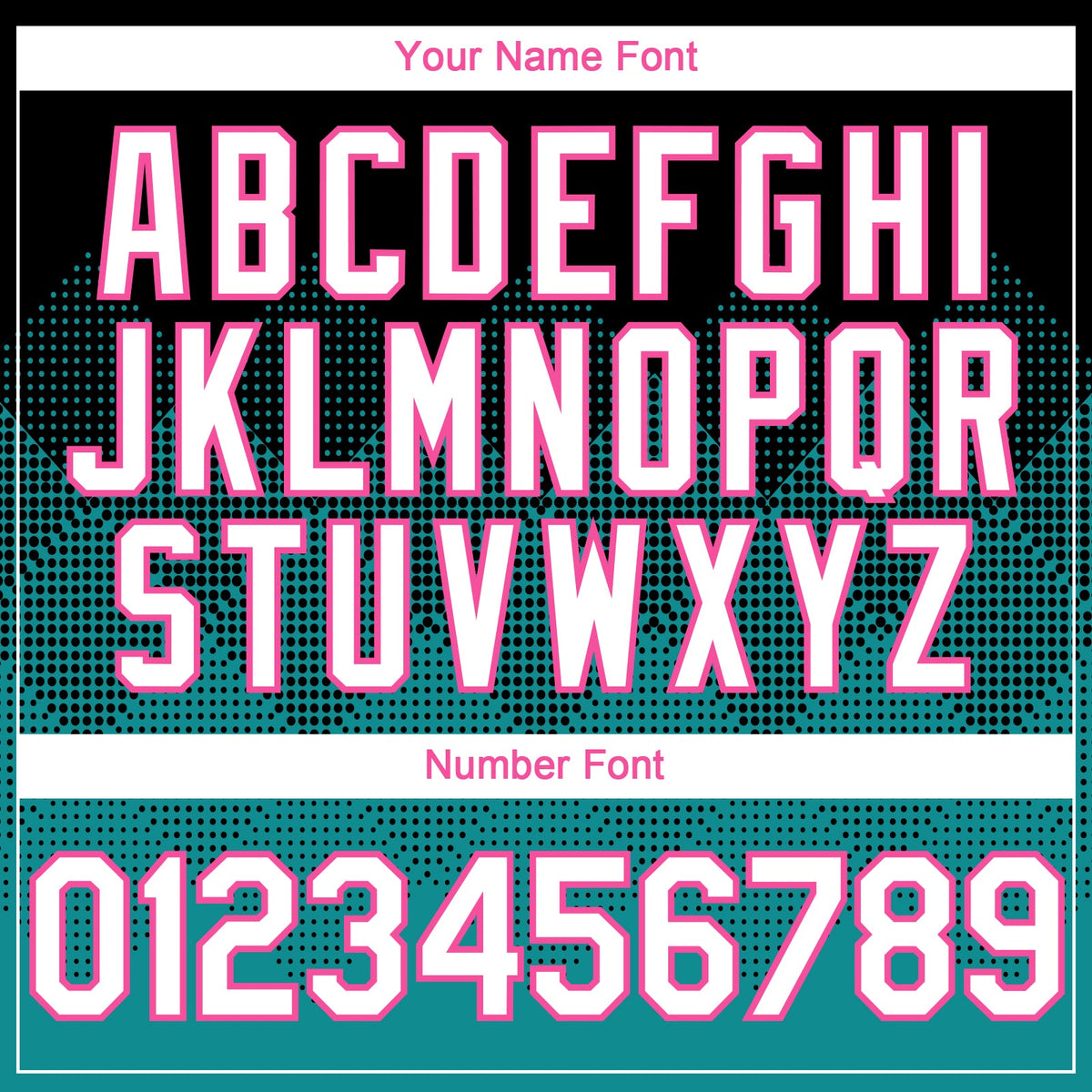 Custom Black White Teal-Pink 3D Gradient Square Shape Authentic Baseball Jersey