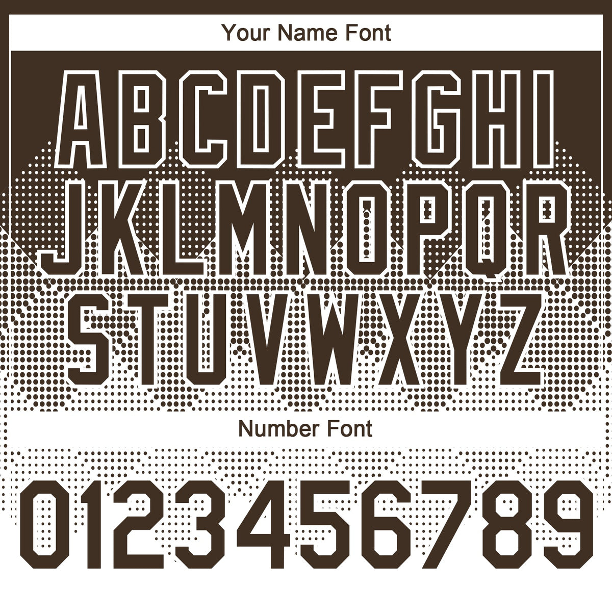 Custom Brown White 3D Gradient Square Shape Authentic Baseball Jersey