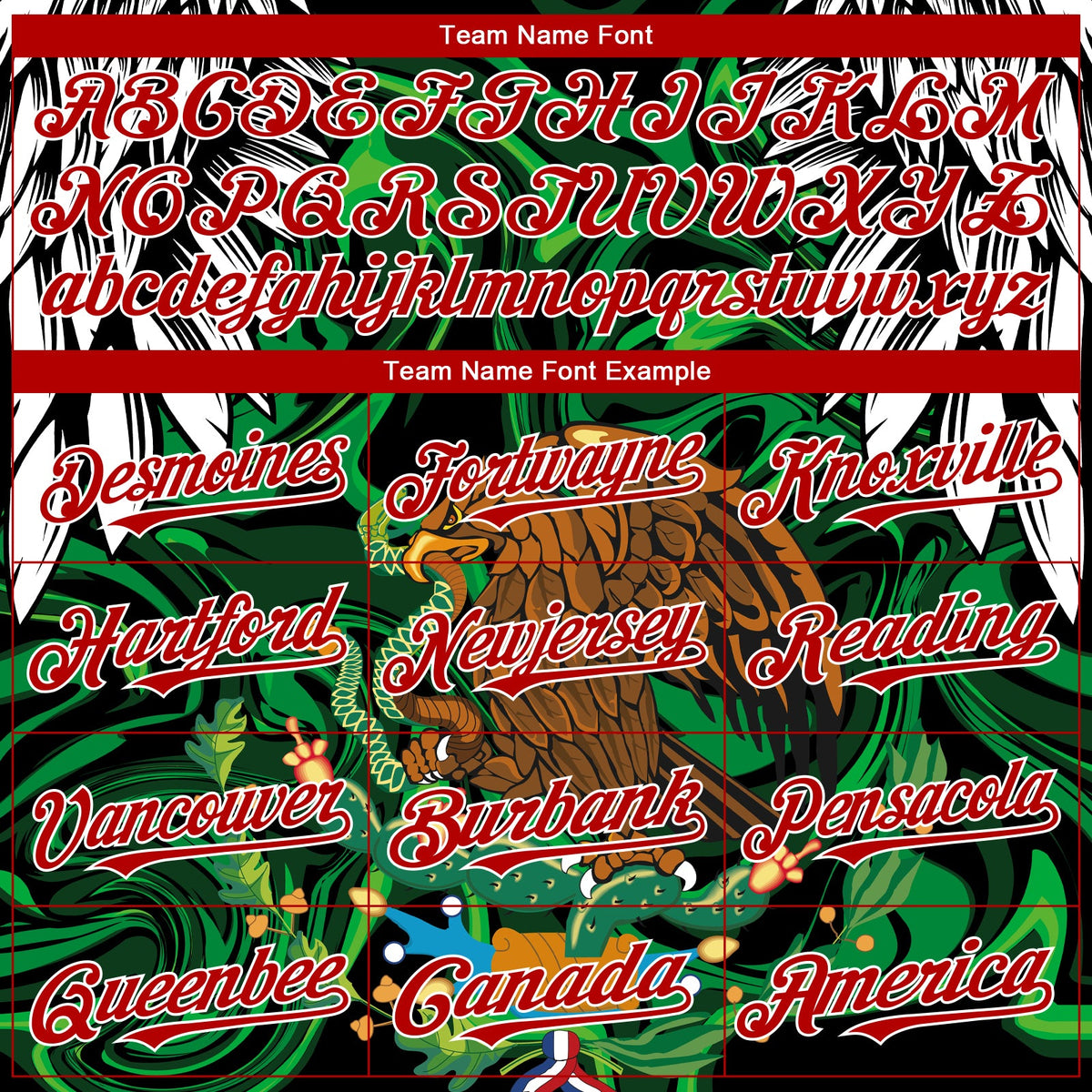 Custom Black Red-White 3D Mexico Authentic Baseball Jersey