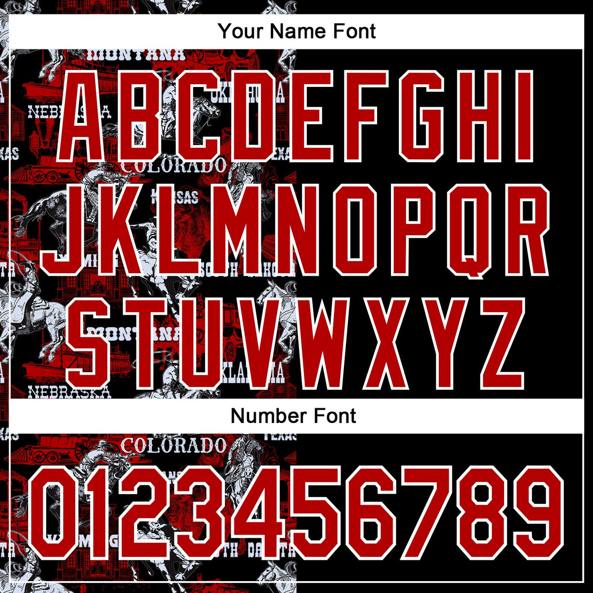 Custom Black Red-White 3D Pattern Design Patriotic American Spirit Rodeo Cowboy Authentic Baseball Jersey