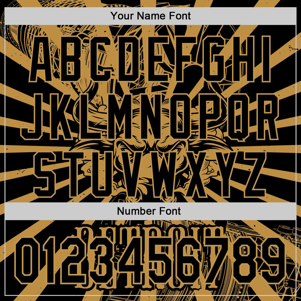 Custom Black Old Gold 3D Pattern Design Detroit Cityscape Steampunk Engine Bull Authentic Baseball Jersey