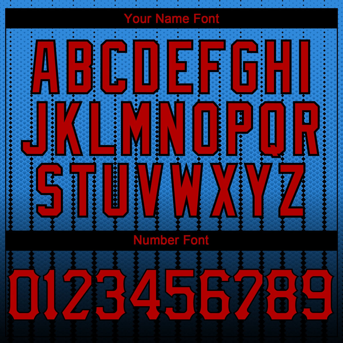 Custom Electric Blue Red-Black 3D Pattern Design Gradient Geometric Shape Authentic Baseball Jersey