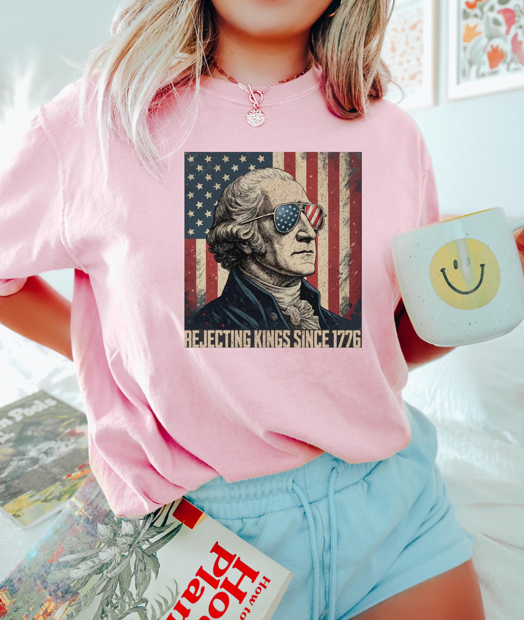 Rejecting Kings Since 1776 Protes Anti-Maga Anti Fascist Democracy Democrats 4th July (5)