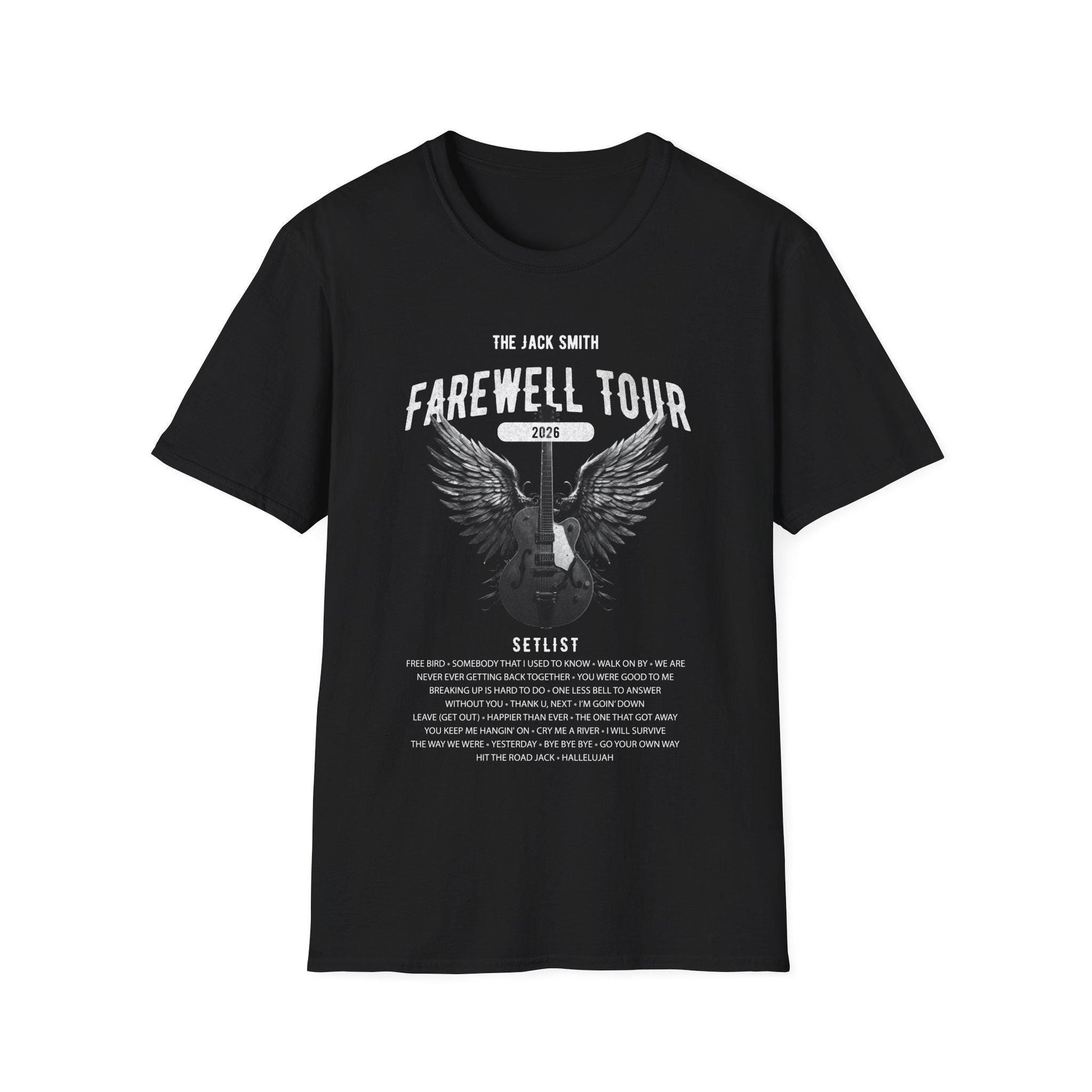 Personalized Retirement Farewell Tour Music-Themed Music Fan Custom Retiree Softstyle Tee (5)
