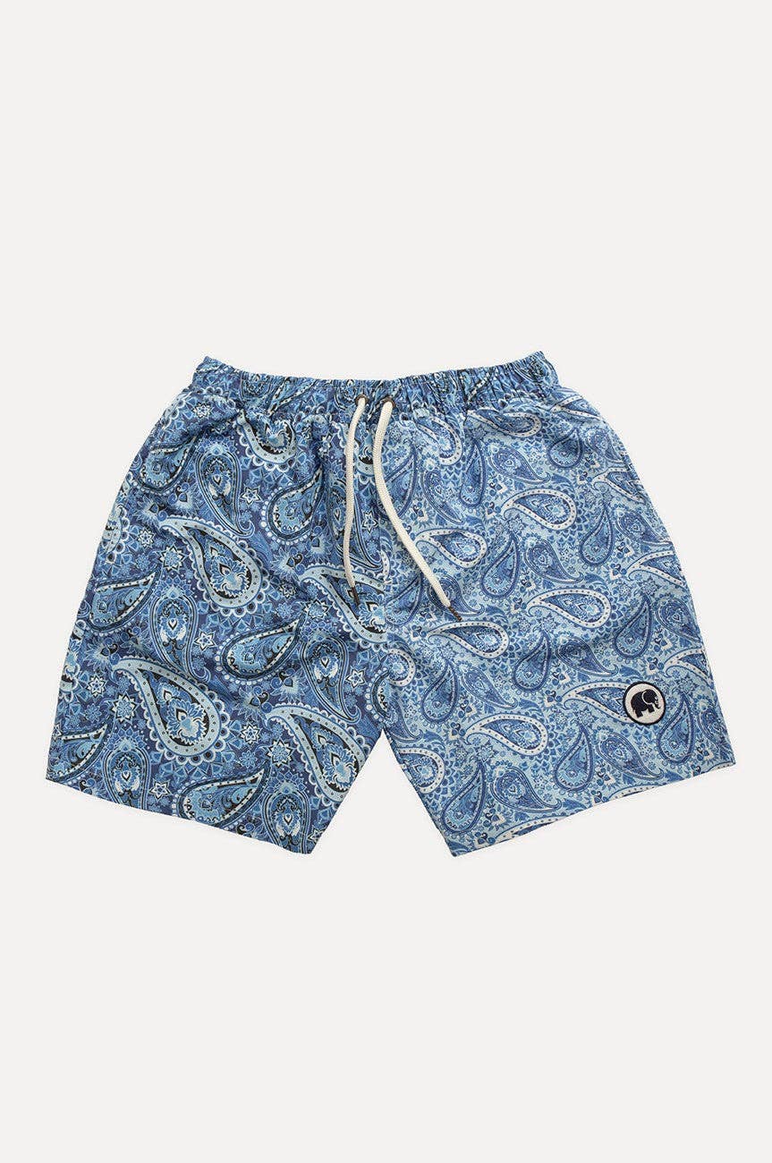 Breeze Paisley Seaqual®Yarn Swim Trunks